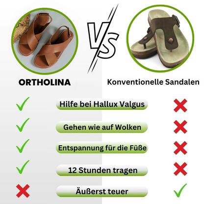 OrthoLina - ergonomische schmerzlindernde Sandalen