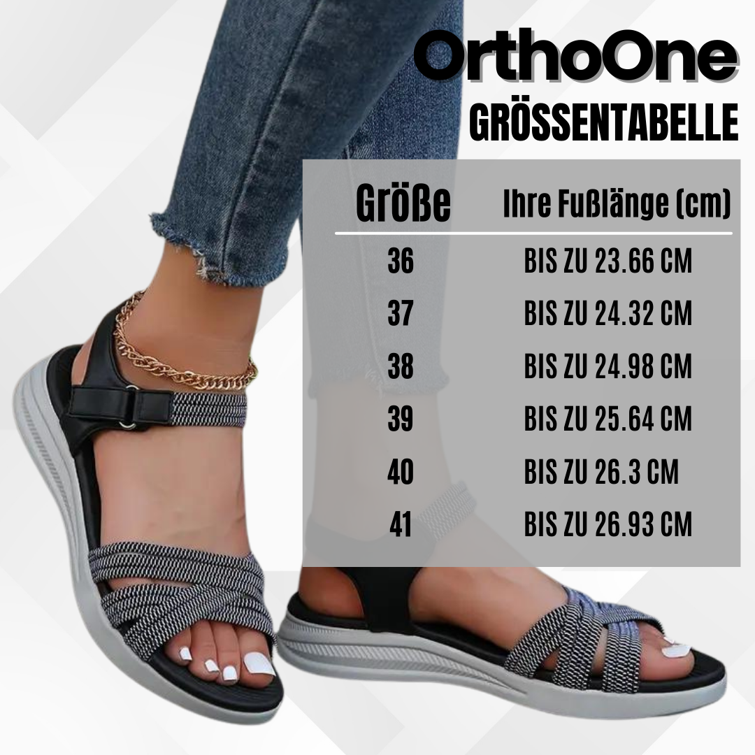 OrthoOne - orthopädische Schmerzlinderungs-Sandalen für maximalen Tragekomfort