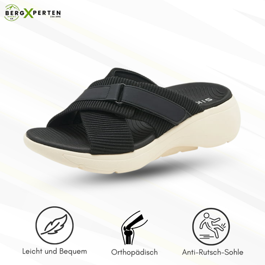 Orthocomfort - patentierte, orthopädische Sandalen für Schmerzlinderung