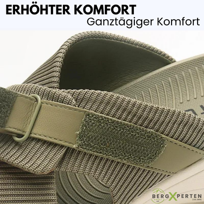 Orthocomfort - patentierte, orthopädische Sandalen für Schmerzlinderung