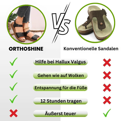 OrthoShine - ergonomische schmerzlindernde Sandalen