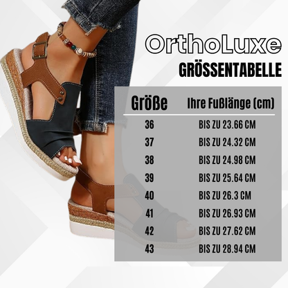 OrthoLuxe - ergonomische schmerzlindernde Sandalen für den Sommer