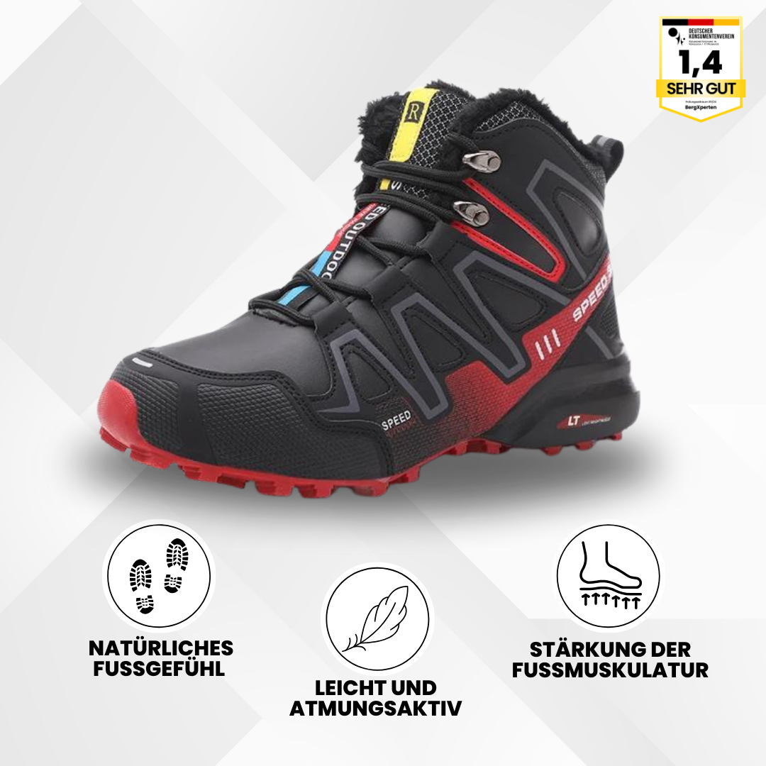 OrthoTrekking Pro - ergonomische schmerzlindernde Trekking u.-Wanderschuhe für Herbst und Winter