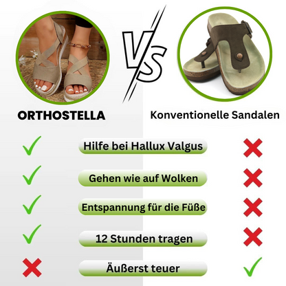 OrthoStella - ergonomische schmerzlindernde Sandalen für Damen