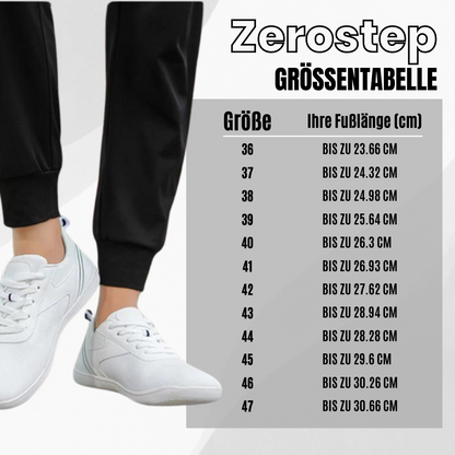 Zerostep - ergonomische schmerzlindernde Barfuß-Sneaker