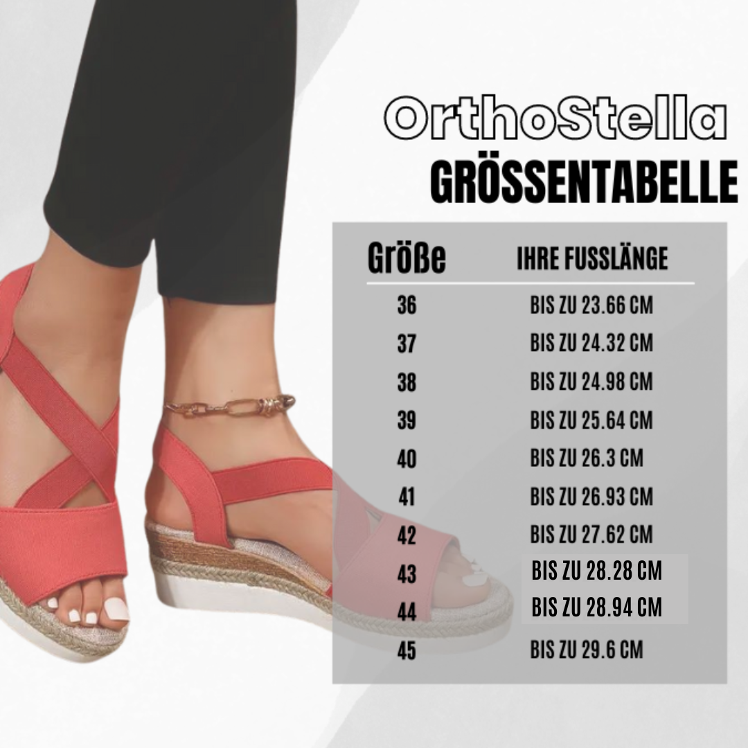 OrthoStella - ergonomische schmerzlindernde Sandalen für Damen