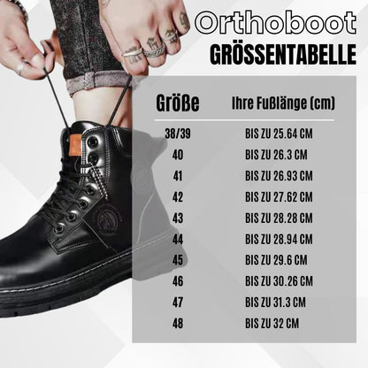 Orthoboot - ergonomisch schmerzlindernder Komfort-Stiefel für Herbst/Winter