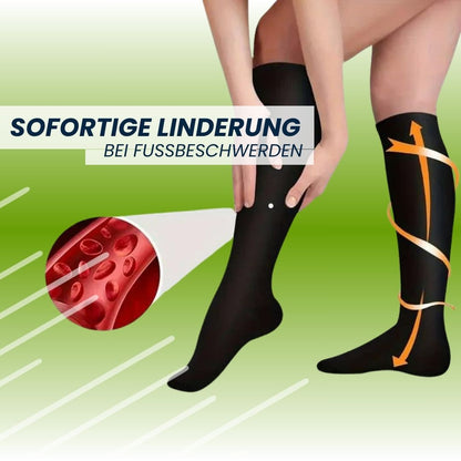 Caresocks orthopädische Kompressionsstrümpfe - verhindert Krampfadern & entlastet müde Füße