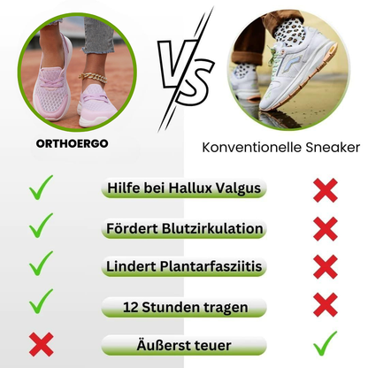 OrthoErgo - ergonomische Schmerzlinderungs-Schuhe für Damen