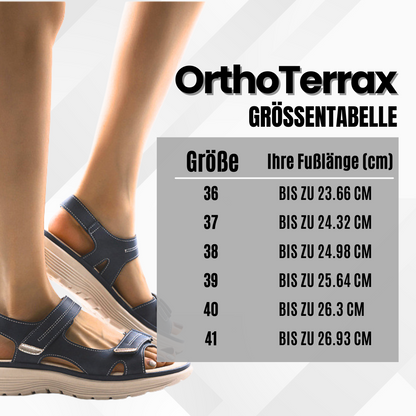 OrthoTerrax - ergonomische Schmerzlinderungs-Sandalen für maximalen Tragekomfort