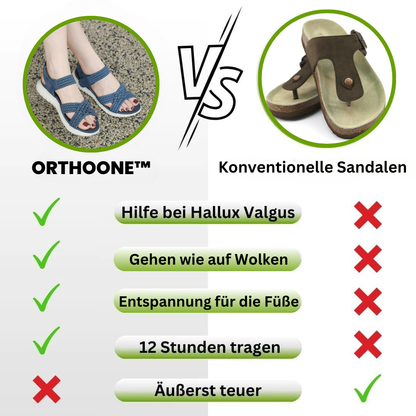 OrthoOne - orthopädische Schmerzlinderungs-Sandalen für maximalen Tragekomfort