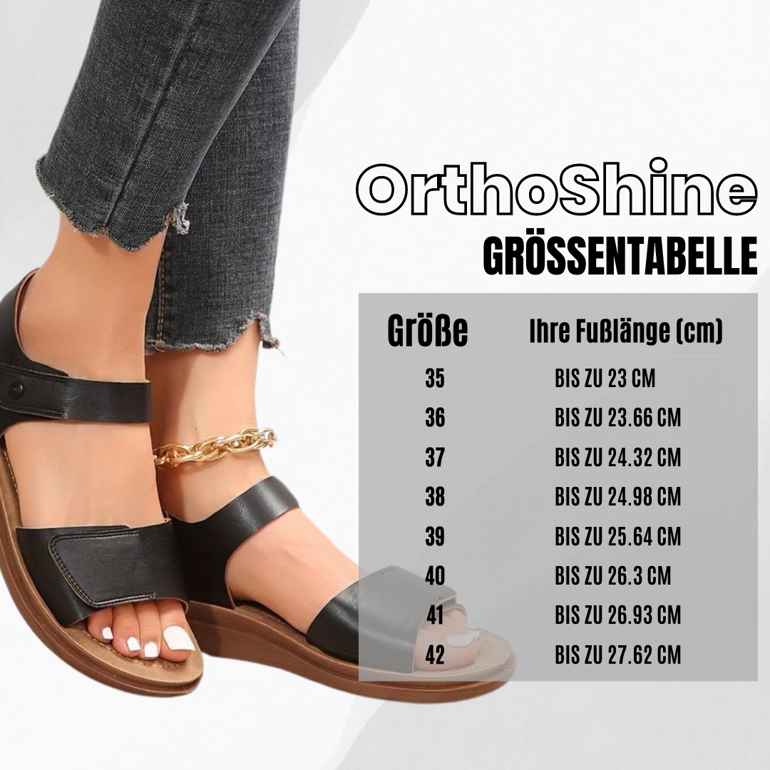 OrthoShine - ergonomische schmerzlindernde Sandalen