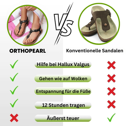 OrthoPearl - ergonomische schmerzlindernde Sandalen