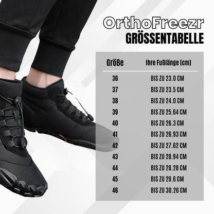 OrthoFreezr  - orthopädische & wasserfeste Thermo-Barfußschuhe für maximalen Komfort