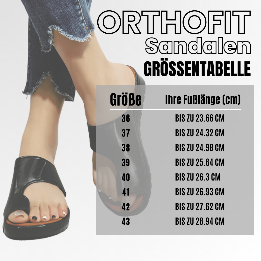 Orthofit - ergonomische schmerzlindernde Sandalen